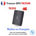 Notice en francais pour traceur GPS TKSTAR
