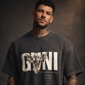 Heavyweight Vintage Washed Frayed T-Shirt
