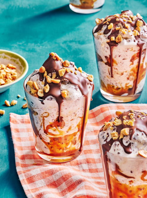 Cookie, Peanut and Caramel Blizzard