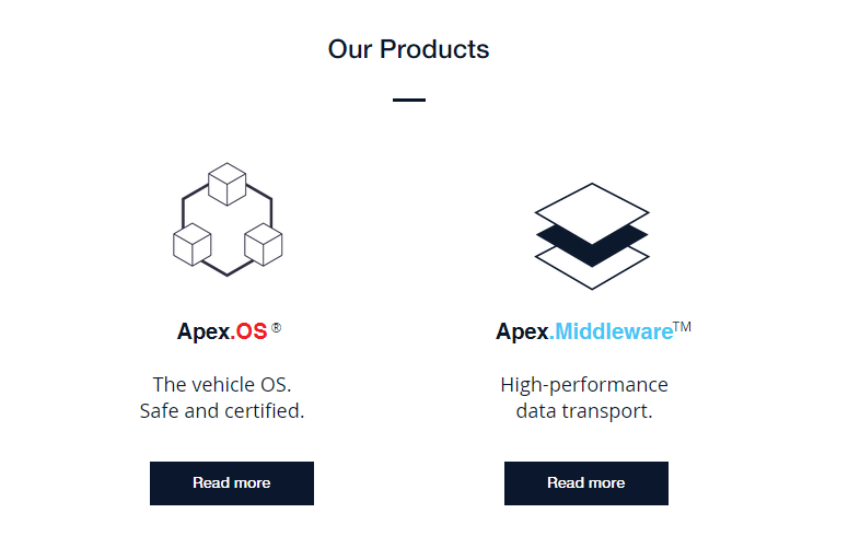 Apex.AI product / service