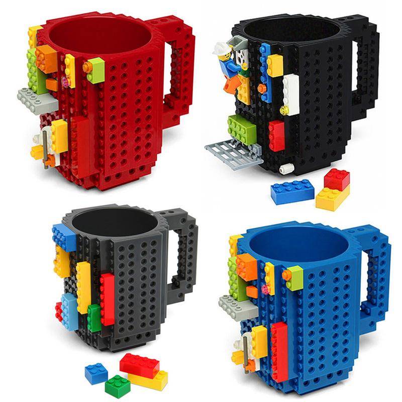 LEGO Coffee Mugs With Inscriptions 