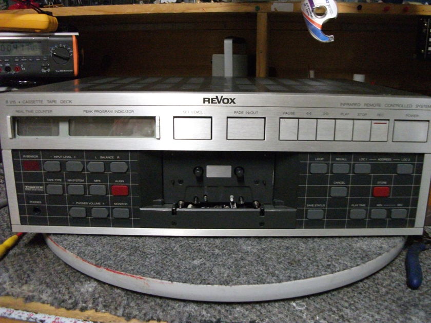 Revox B 215 Cassette Deck Upgraded 84 times to the max! A rare top Cassette Deck