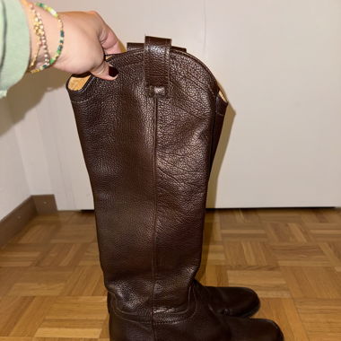 High Knee leather Boots