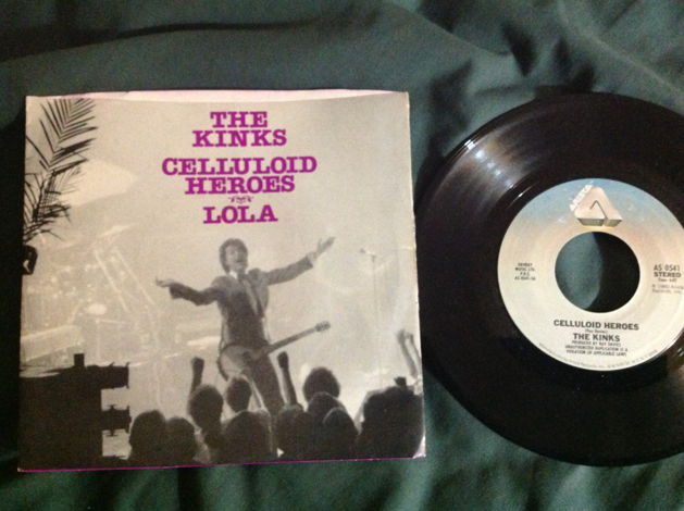 The Kinks - Celluloid Heroes/ Lola 45 With Sleeve