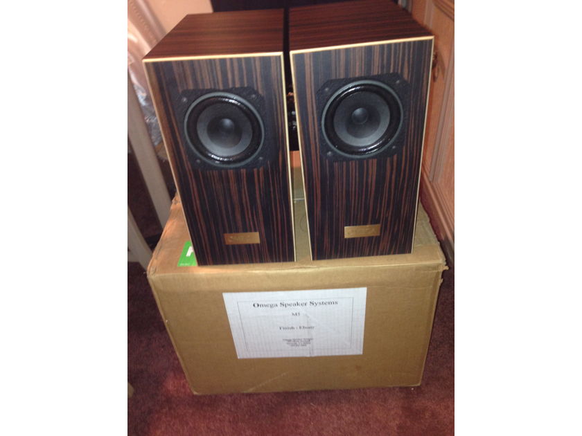 Omega Speaker Systems M-5 Single Driver Speakers/Less than a year old/NICE!!!