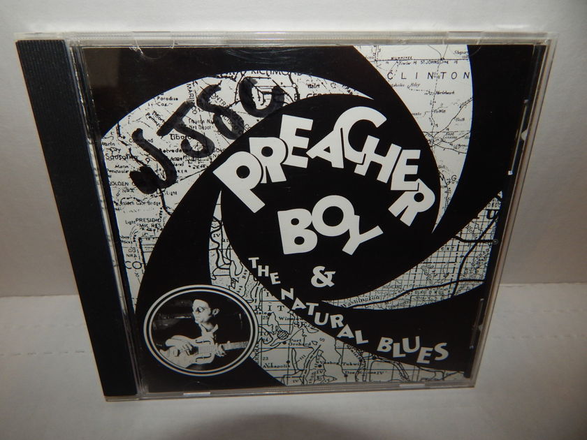 PREACHER BOY & THE NATURAL BLUES - 1995 Blind Pig Records 1st Press Promo Blues CD