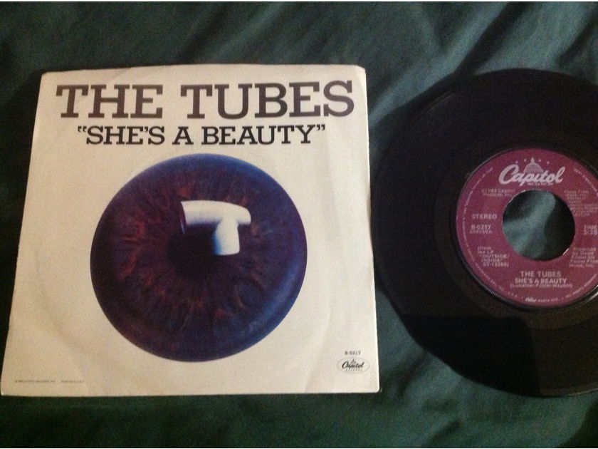The Tubes - She's A Beauty Capitol Records 45 With Picture  Sleeve