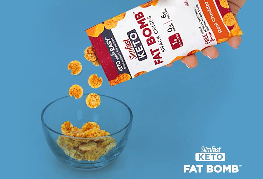 Pouring snacks into a bowl- lifestyle image