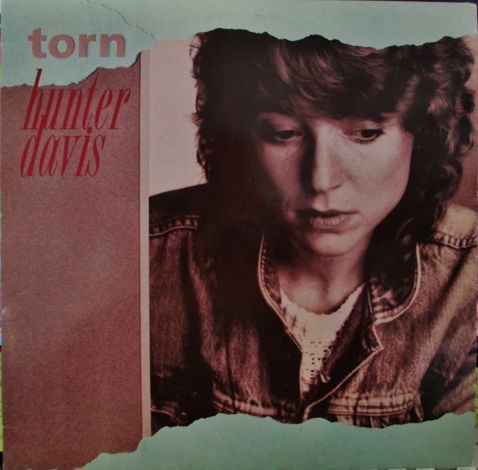 HUNTER DAVIS (VINTAGE LP) - TORN (1988) REDWOOD RECORDS...