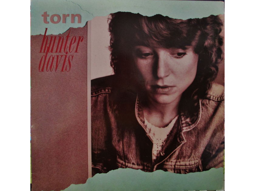 HUNTER DAVIS (VINTAGE LP) - TORN (1988) REDWOOD RECORDS RR8803