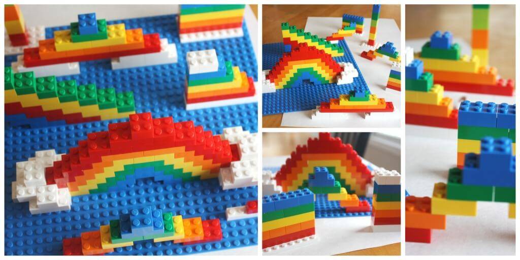 Lego rainbows