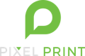pixel print logo