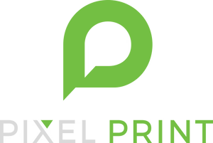 pixel print logo