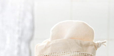 7 Cotons Démaquillants Réutilisables + Filet de Lavage