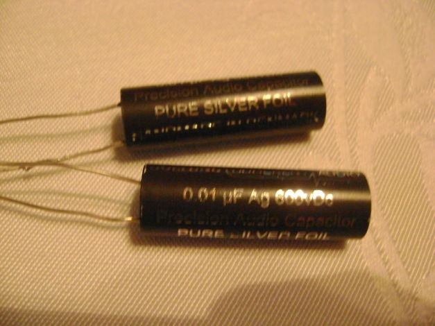 Duelund Coherent Audio pure silver foil bypass capacitors