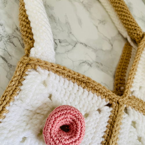 Crochet Donut Handbag