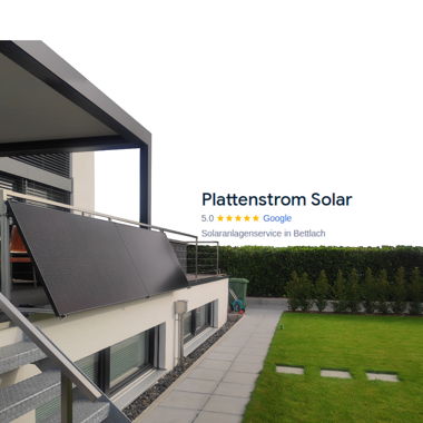 Solar zum Energiesparen (nur Komponenten)