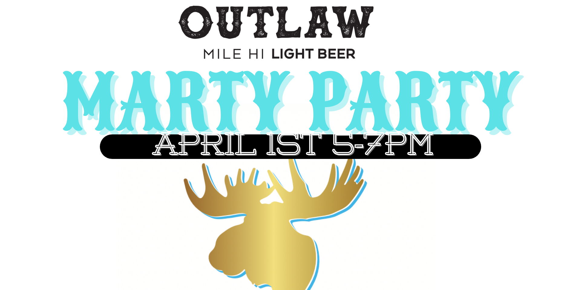 Marty Party Takeover with Outlaw Lager promotional image