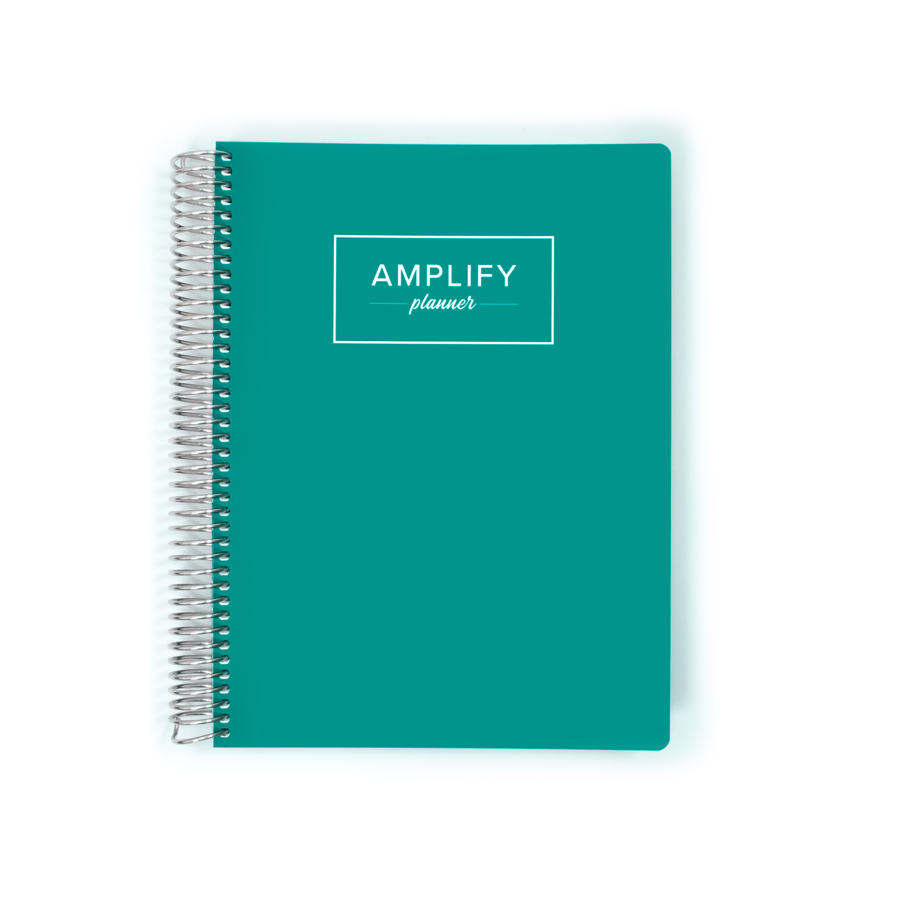 2026 Weekly Amplify Planner in a pretty mauve-purple-pink color