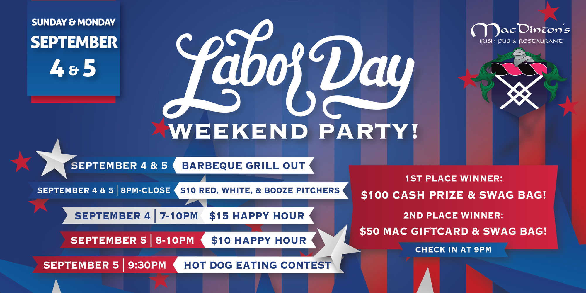 Labor Day Weekend Party! promotional image
