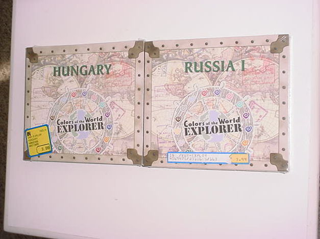 2 SEALED CD Hungary and Russia - colors of the world EX...