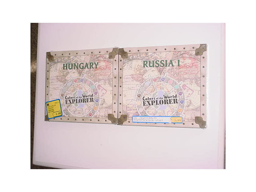 2 SEALED CD Hungary and Russia - colors of the world EXPLORER ALLEGRO 1999