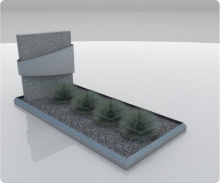 Grafmonumenten van metaal