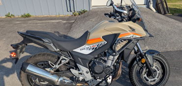 2016 HONDA CB500X ABS motorcycle for rent near Falmouth, ME