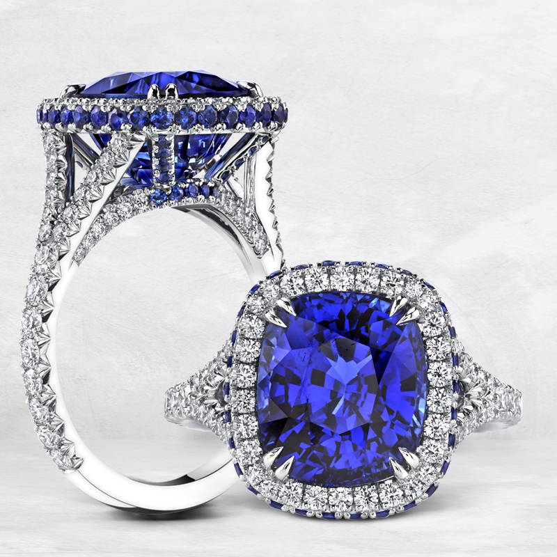 sapphire and diamond rings
