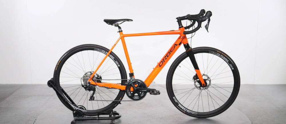 Orbea Gain electric road bike on display