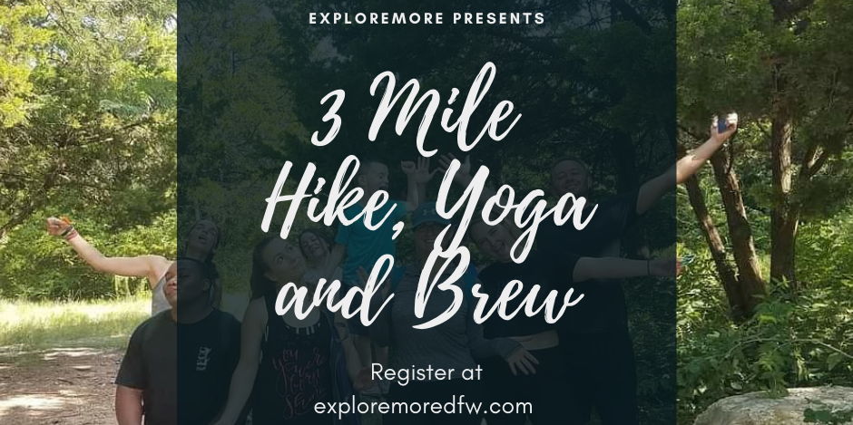 3 Mile Hike, Yoga and Brew promotional image
