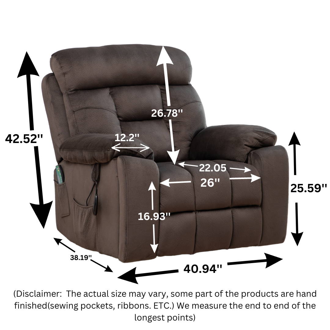 edward creation a unique lift chair ideal because it's larger and wider than most lift chairs