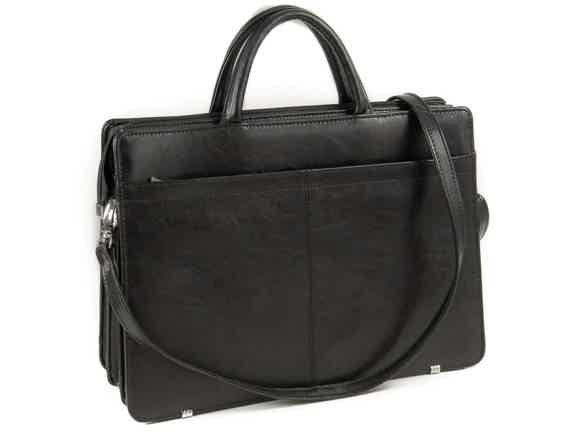 Damen-Leder-Aktentasche-Lehrertasche-Bürotasche-LUSIA