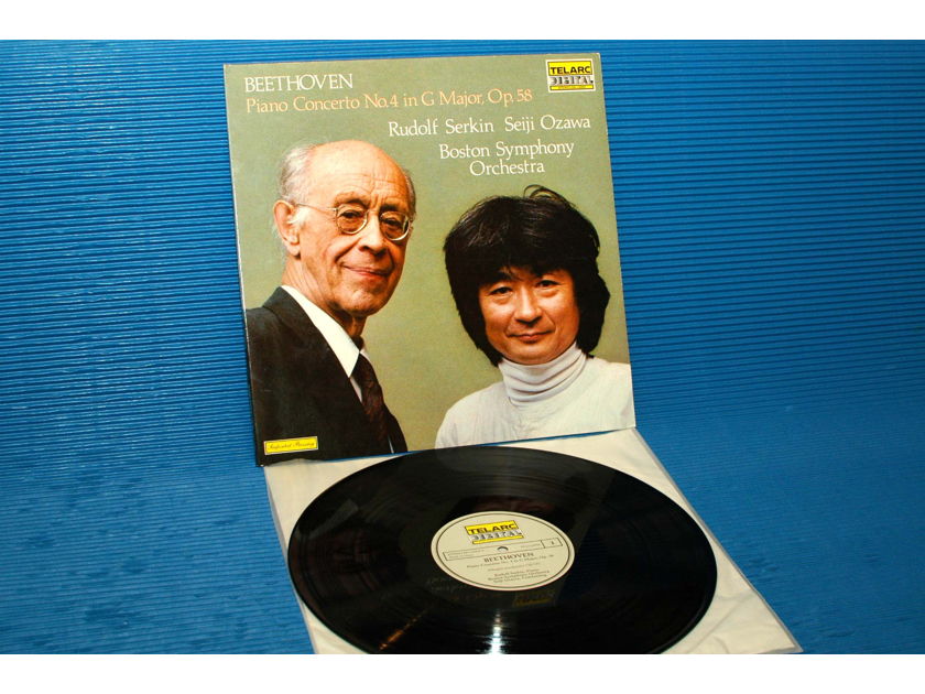 BEETHOVEN / Serkin / Ozawa  - "Piano Concerto No.4" - Telarc German Import 1982