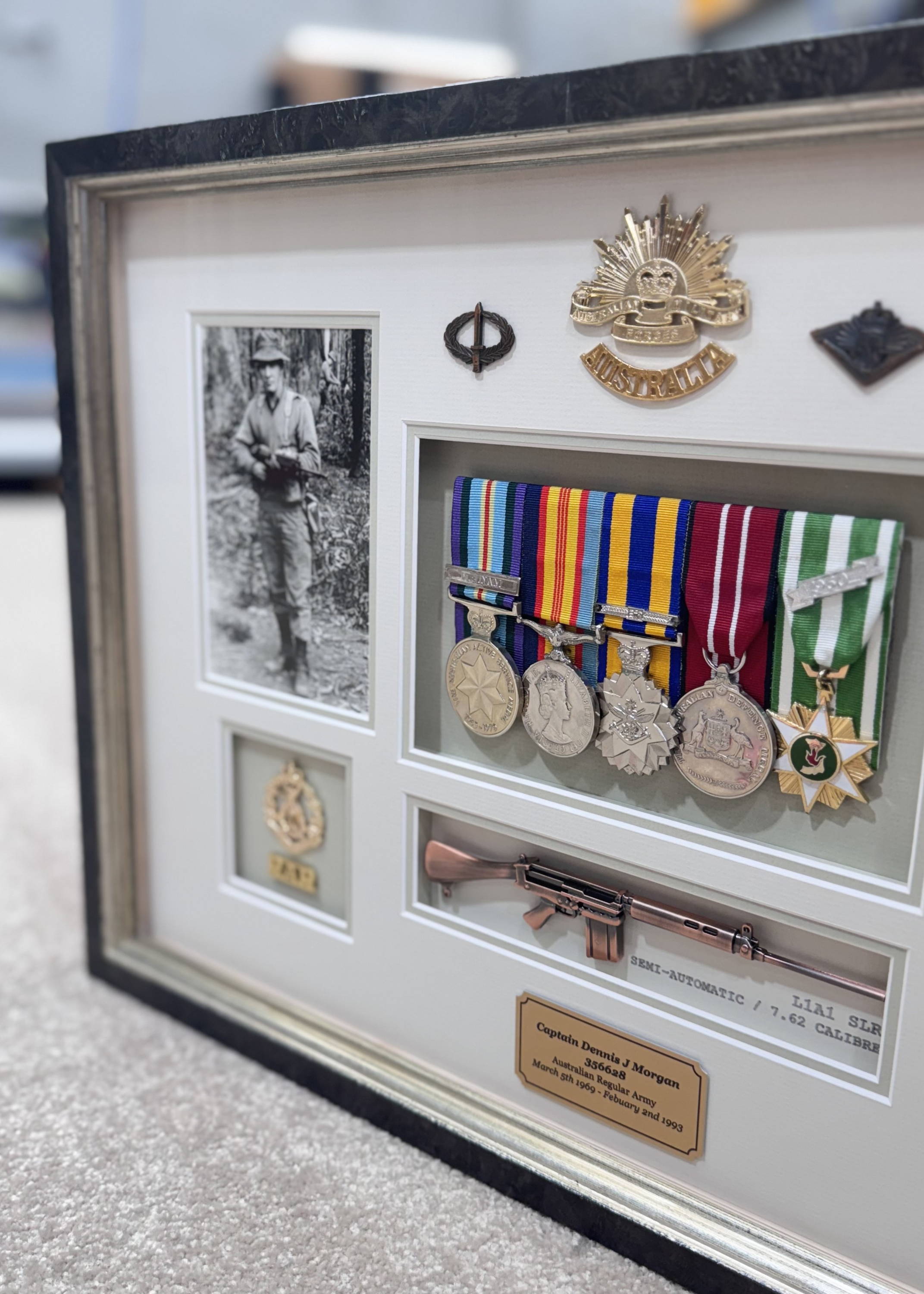 Framed War Medals by FRAMING TO A T