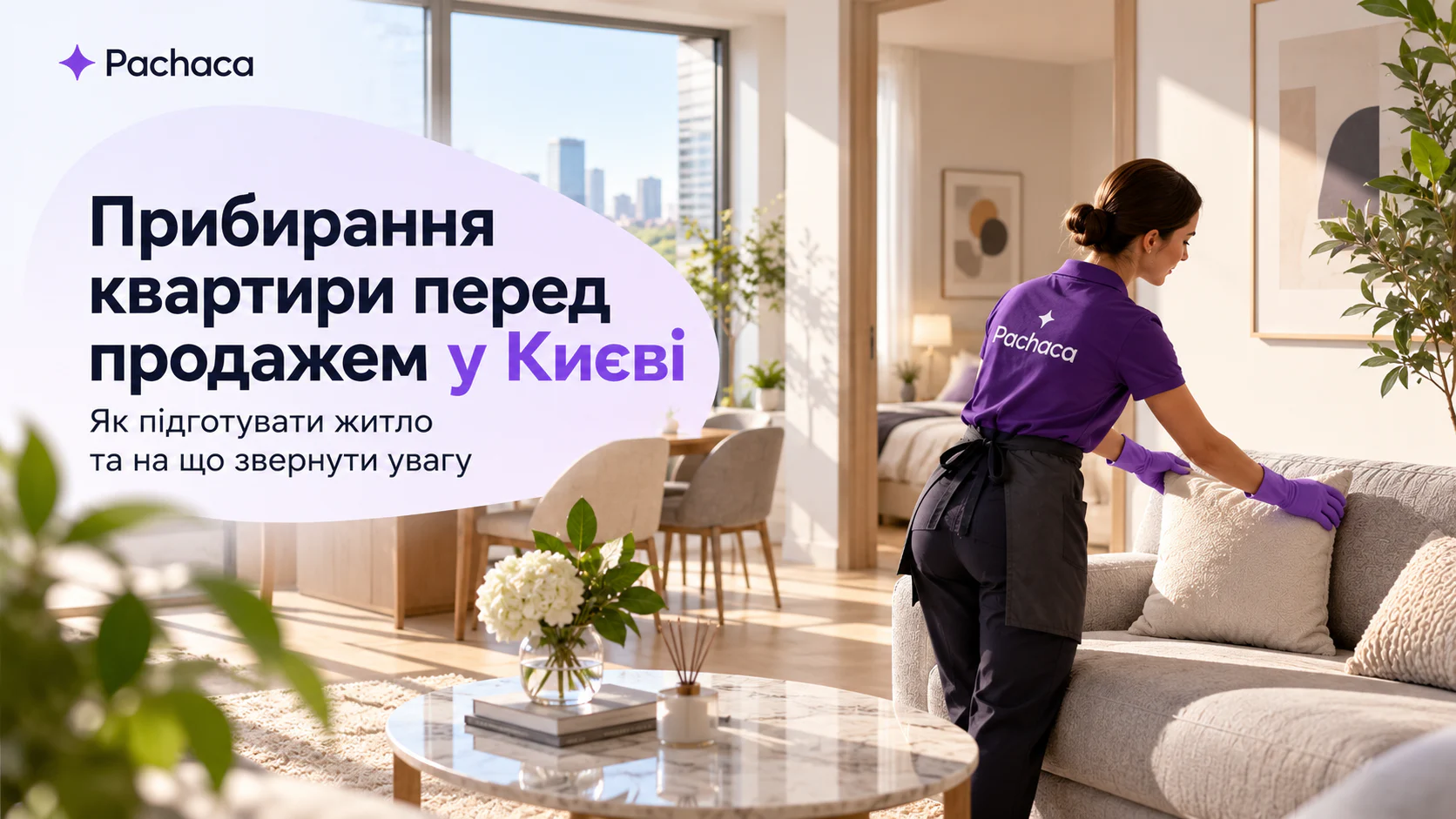 Чисті поверхні, охайна кухня,