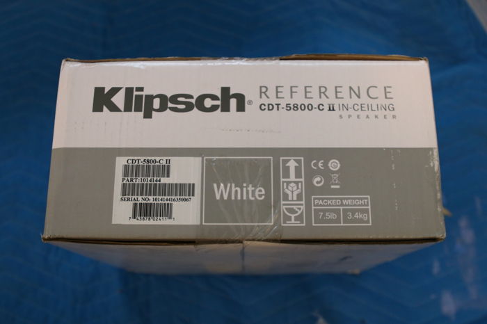 Klipsch CDT-5800-C II In-Ceiling Speaker - White