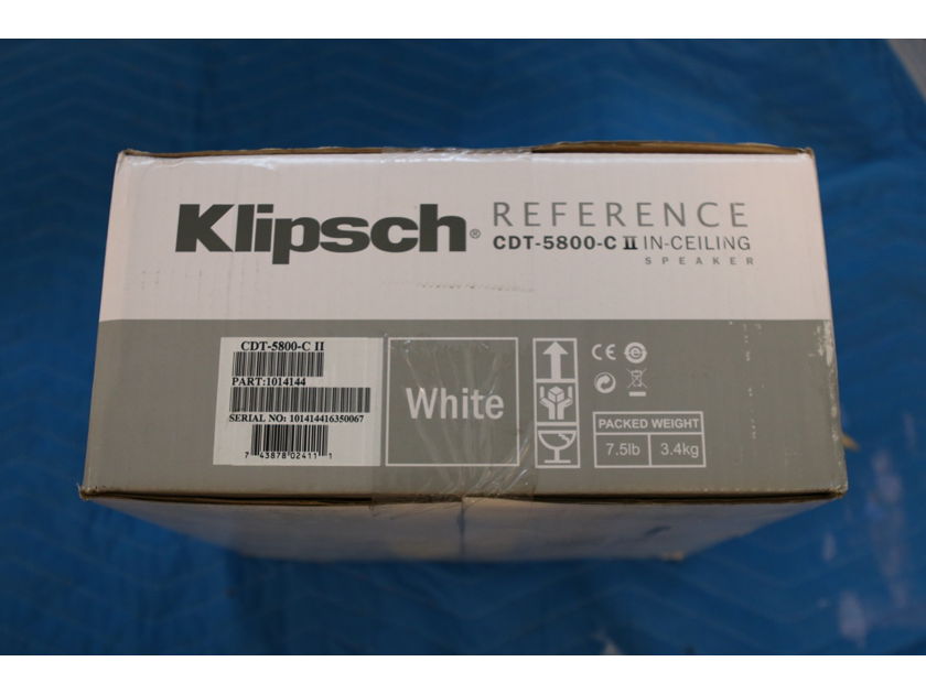 Klipsch CDT-5800-C II In-Ceiling Speaker - White