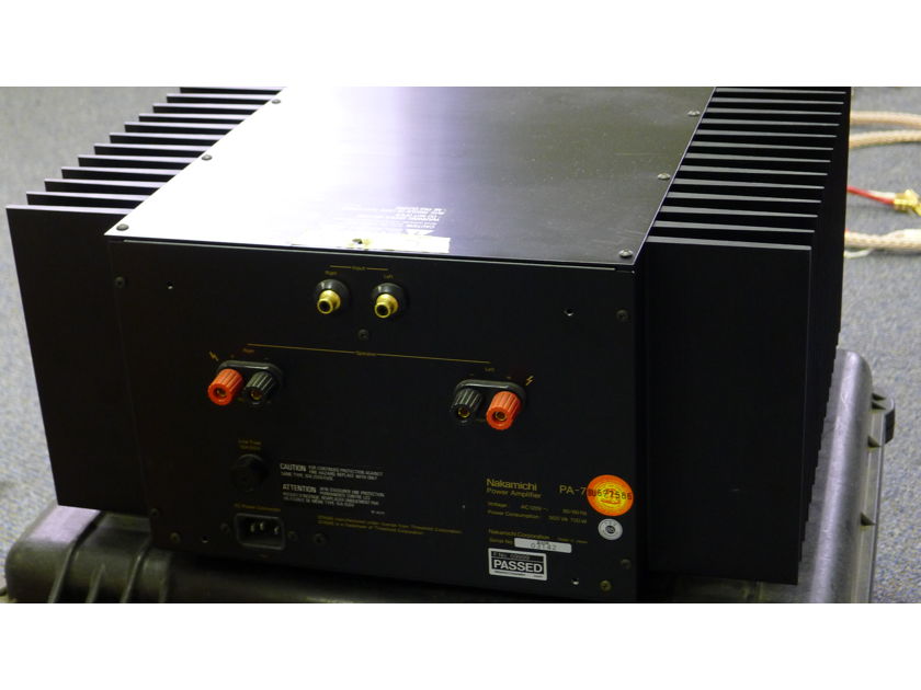 Nakamich Stasis PA-7 Stereo Power Amplifier near San Francisco, CA..................
