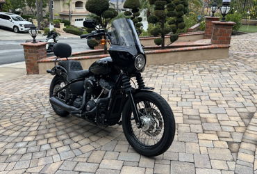2020 HARLEY-DAVIDSON FXBB STREET BOB motorcycle for rent near Anaheim, CA
