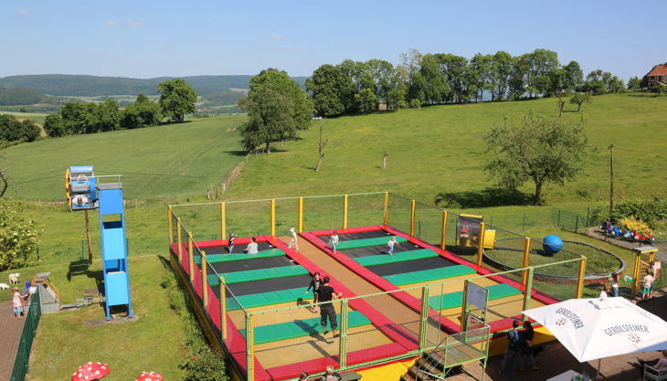 erlebnispark ziegenhagen trampolin