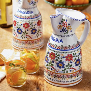 Sangria Pitcher Colorful Flor Design Online | La Tienda