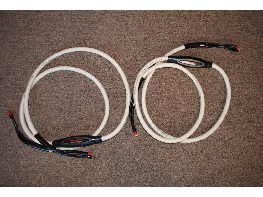 Transparent MWP8 MM1 Technology Speaker Cables