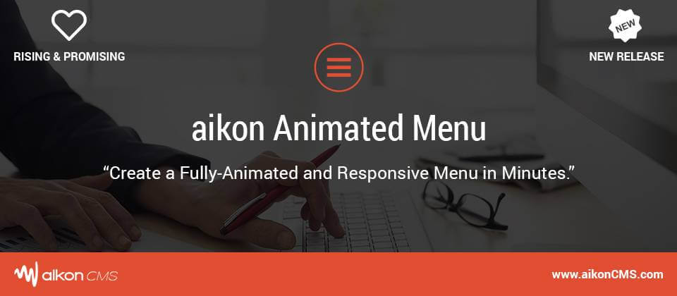 aikon Animated Menu - анимированное меню Joomla