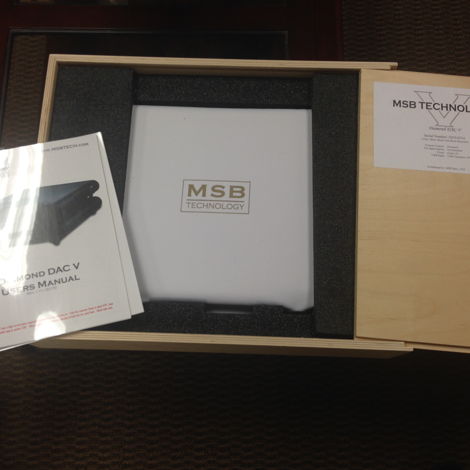 MSB Diamond Dac V - New in Box w/ full MSB Warranty for...