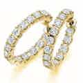 Shop ladies diamond earrings online at Pobjoy Diamonds