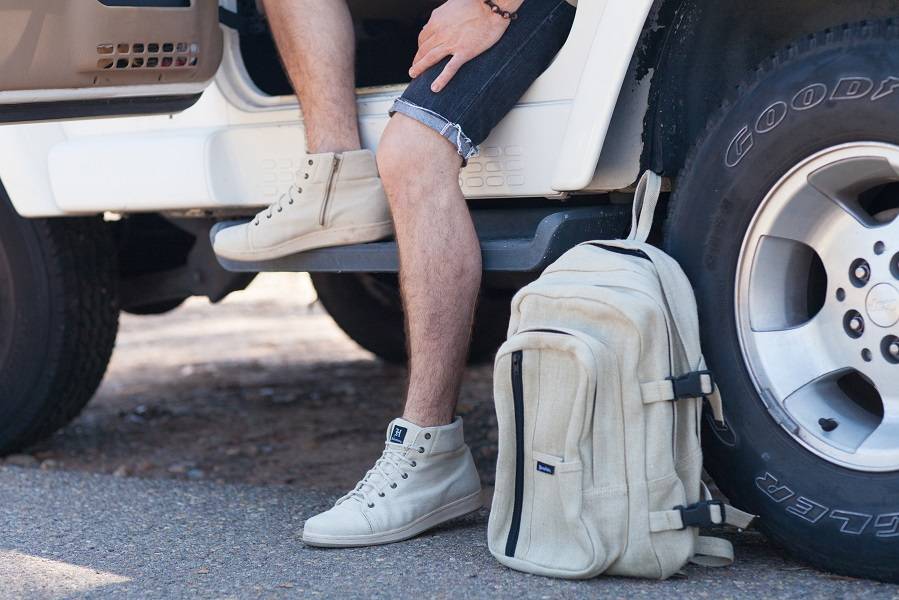 hemp backpack fashion