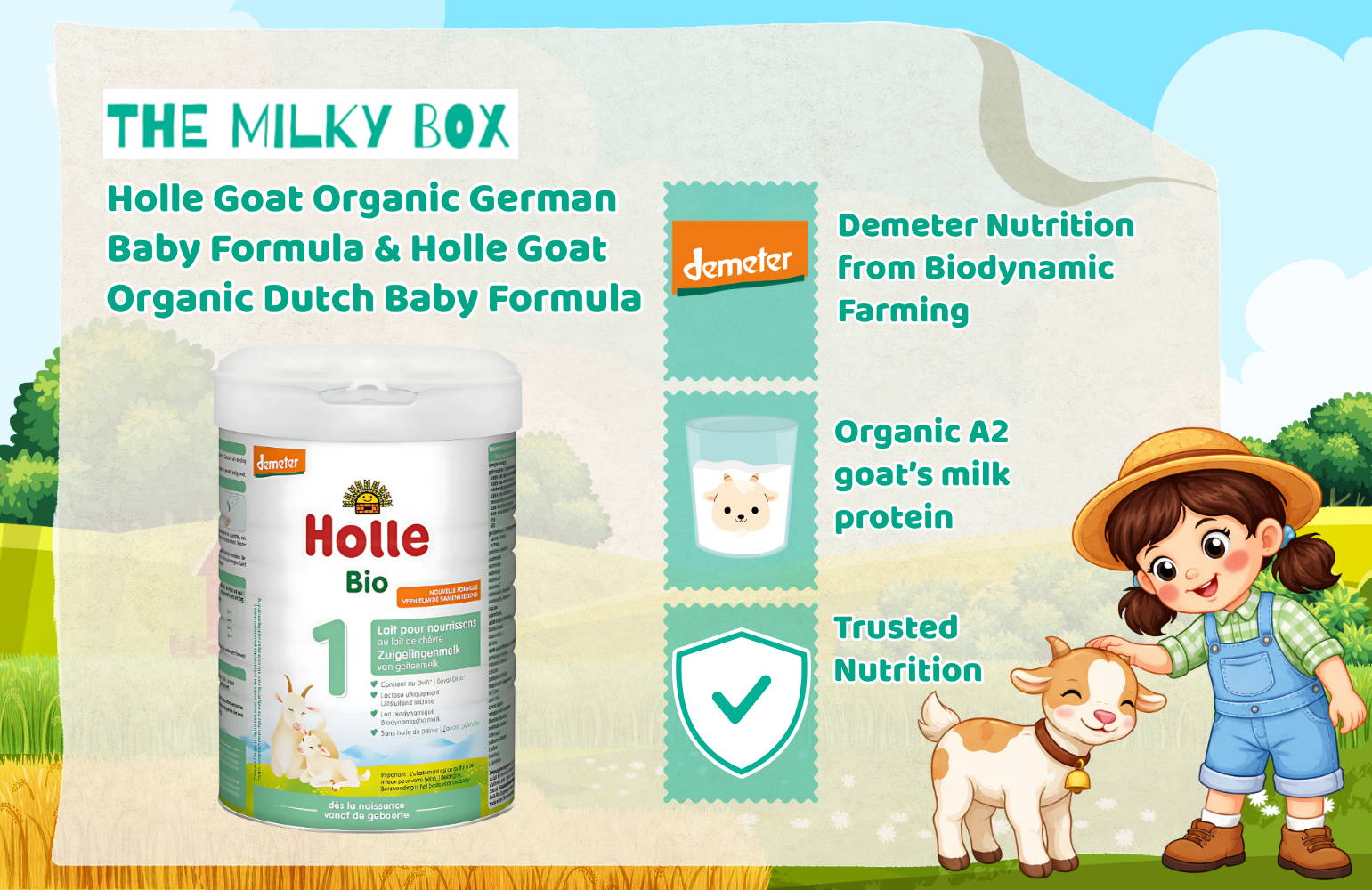 Holle Goat formula | The Milky Box