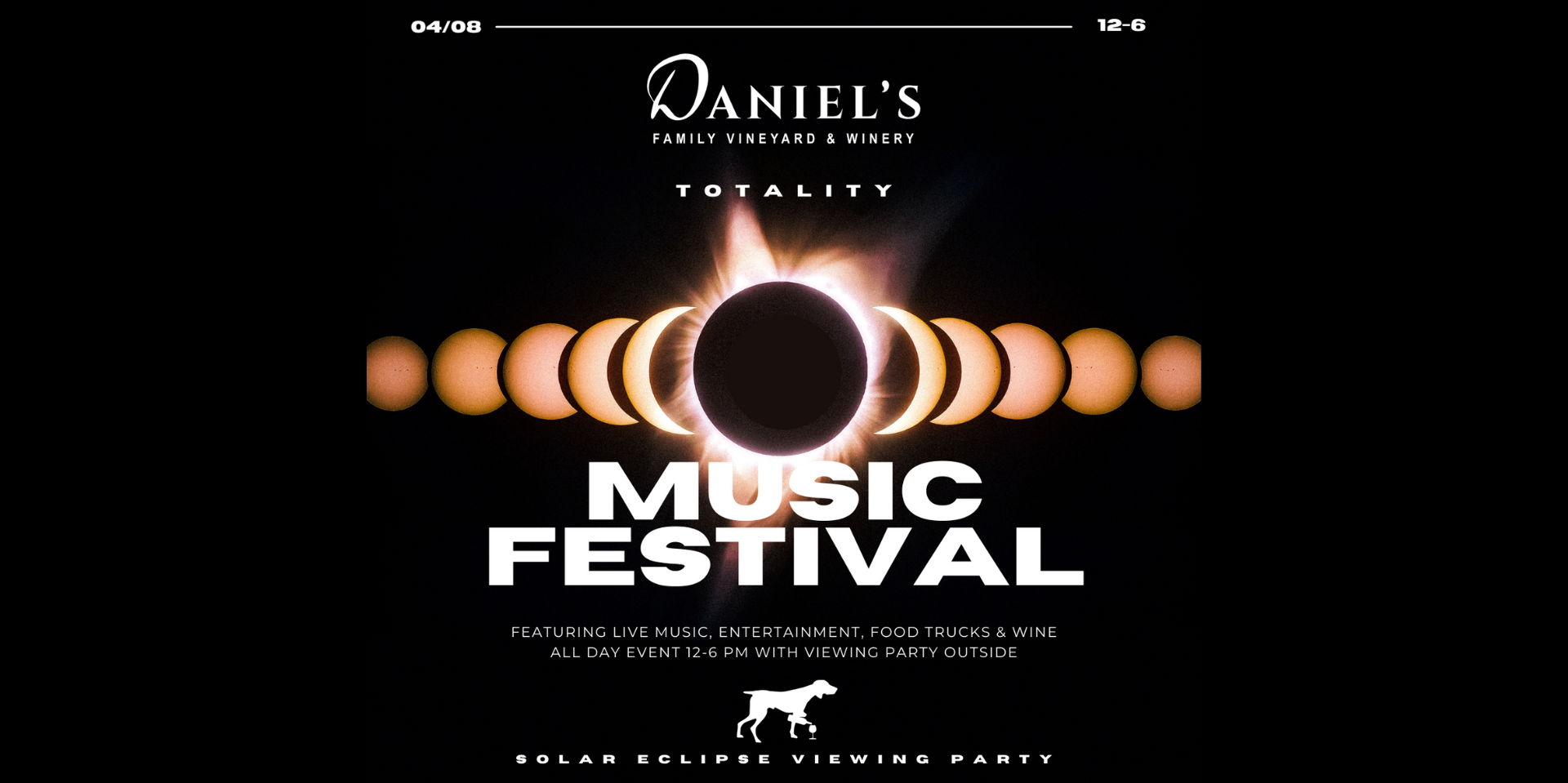 Total Eclipse Music Festival at Daniel's Vineyard promotional image