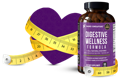A bottle of the best digestive enzyme supplement containing digestive enzymes for weight loss